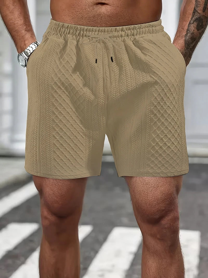 Short Casual Masculino em Malha Texturizada Premium