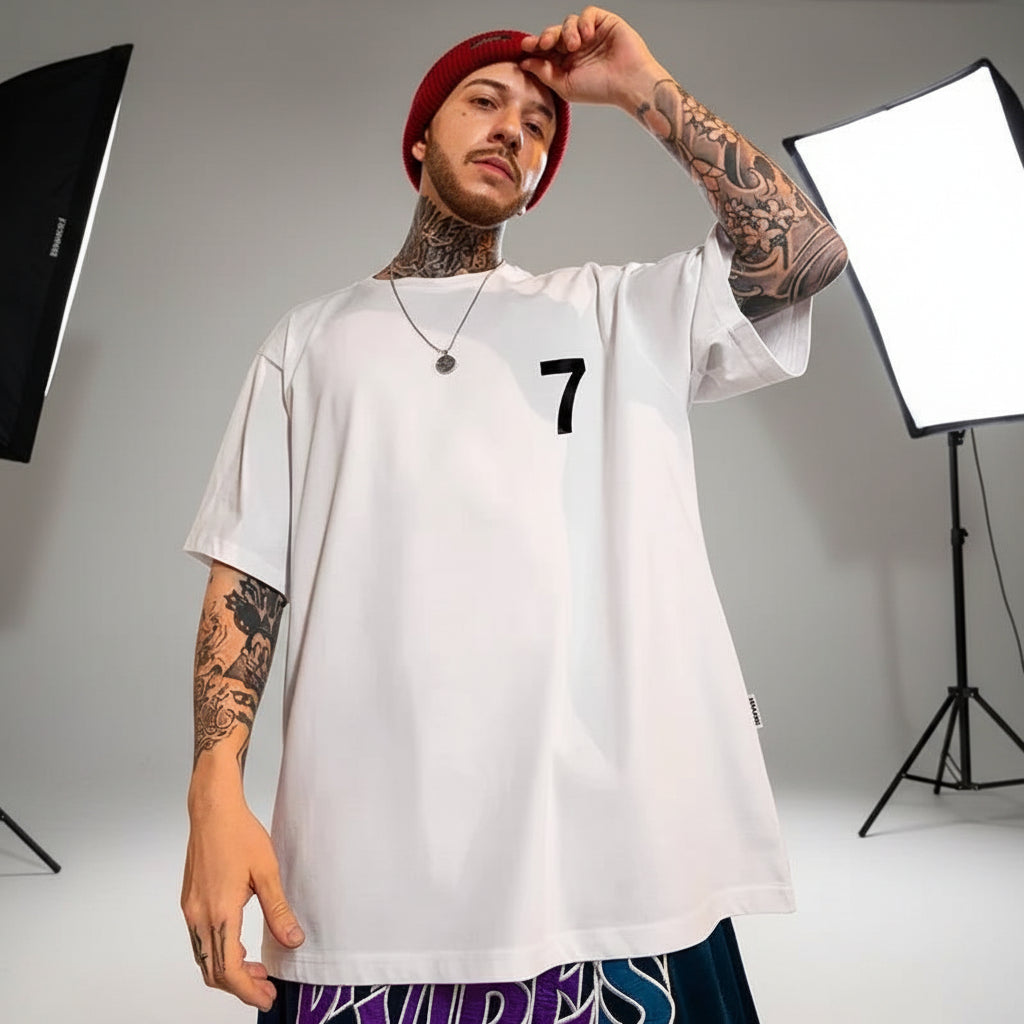 Camiseta Masculina Premium Oversized Estilo Urbano Moderno