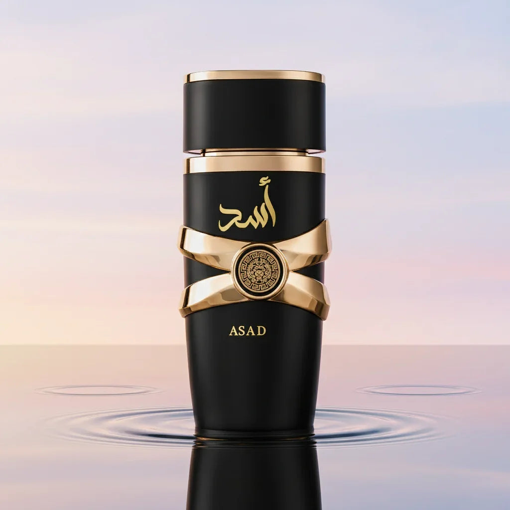 Asad Men's Perfume 100ml-Lasting fragrance, Woody and spicy notes, authentic Arabic fragrance.
