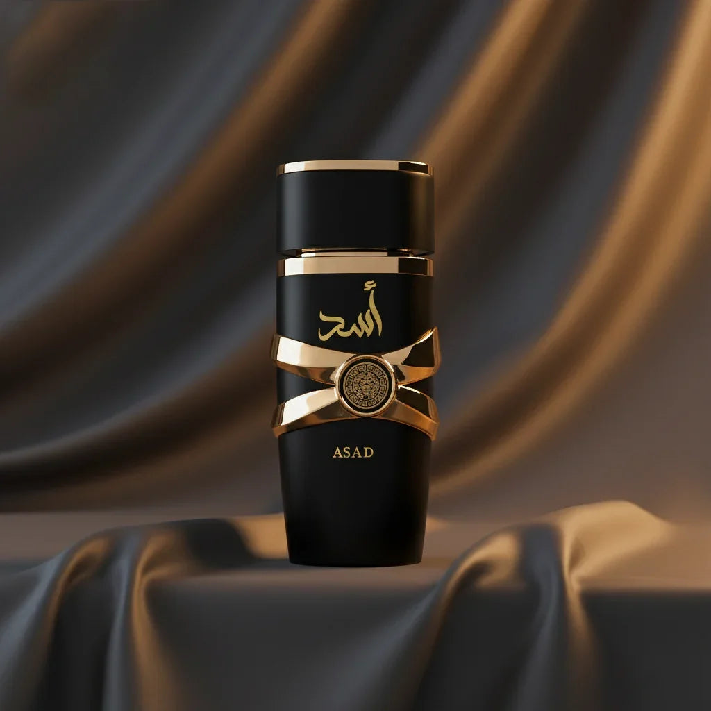 Asad Men's Perfume 100ml-Lasting fragrance, Woody and spicy notes, authentic Arabic fragrance.