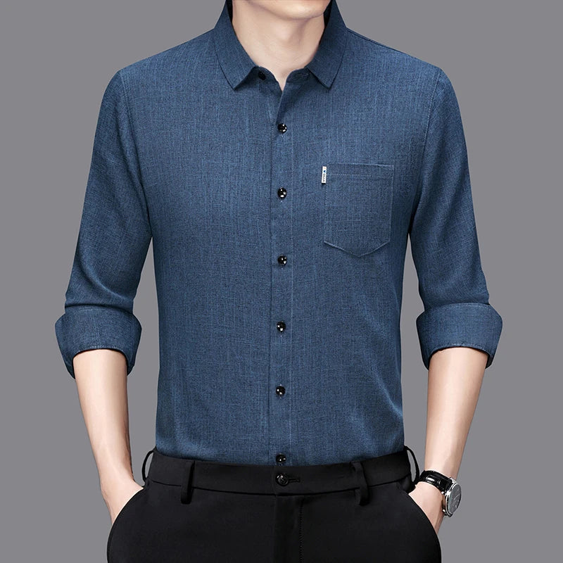 camisa masculina casual