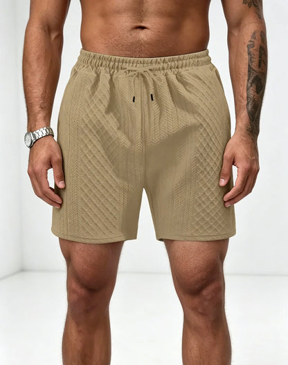 Short Casual Masculino em Malha Texturizada Premium