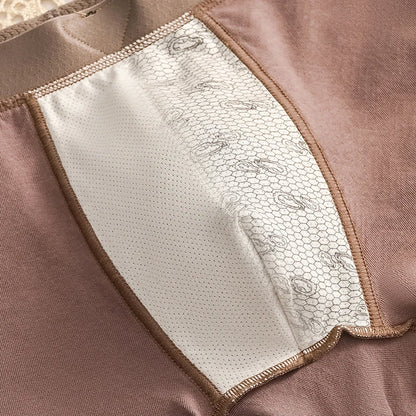 1 Pack Men's Mid-Waist Underwear - Breathable Moisture-Wicking & Antibacterial Cotton Jacquard Boxer Shorts