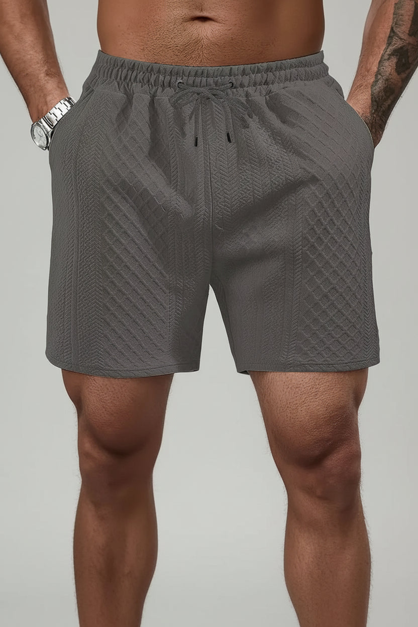 Short Casual Masculino em Malha Texturizada Premium